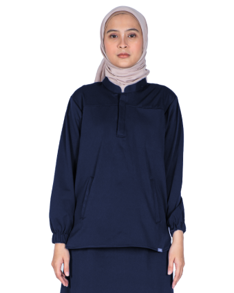 Navy Long Sleeve Maryam Scrubs