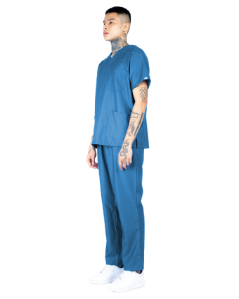 Blue Emerald Short Sleeve Basic Scrubs