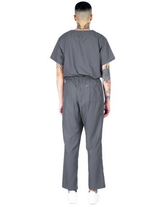 Dark Steel Short Sleeve Basic Scrubs