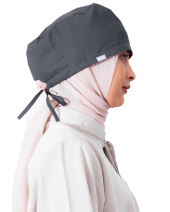 Dark Steel Scrub Cap