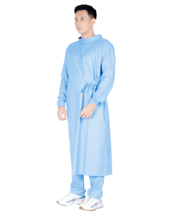 Baby Blue Back Button Ellie Gown