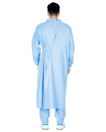 Baby Blue Back Button Ellie Gown