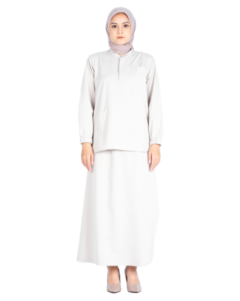 Ivory Long Sleeve Maryam Scrubs